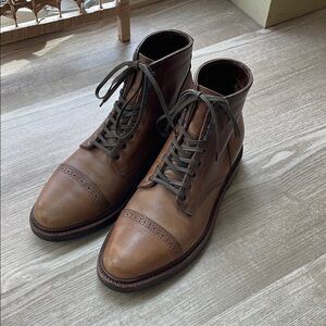 Parkhurst Delaware Cap toe Natural Chromexcel Boots 9.5D